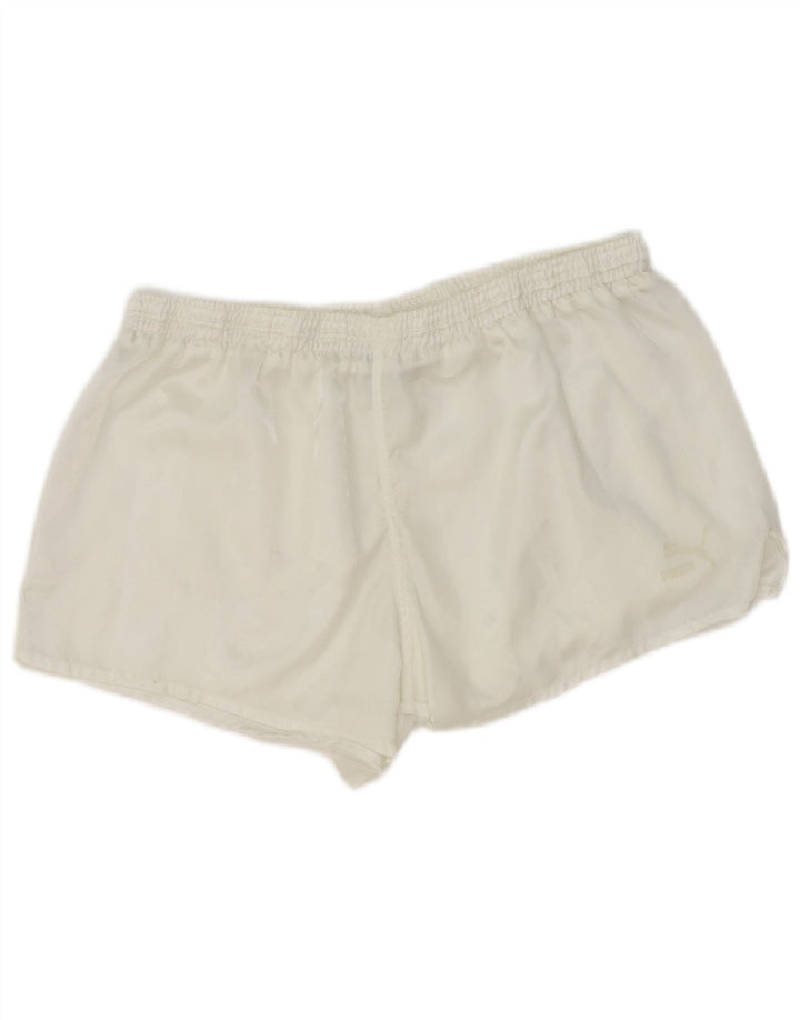 Puma Mens Swimming Shorts Large  White Polyamide