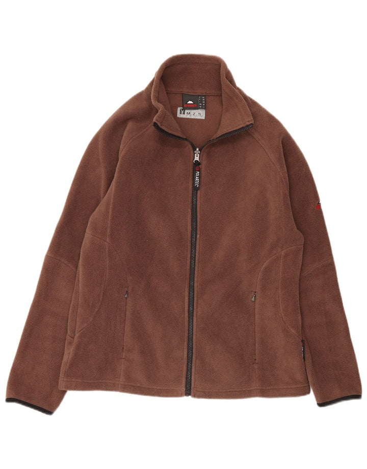 McKinley Womens Fleece Jacket UK 16 Large Brown Polyester
