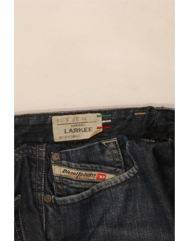 Diesel Mens Larkee Slim Jeans W33 L27 Navy Blue