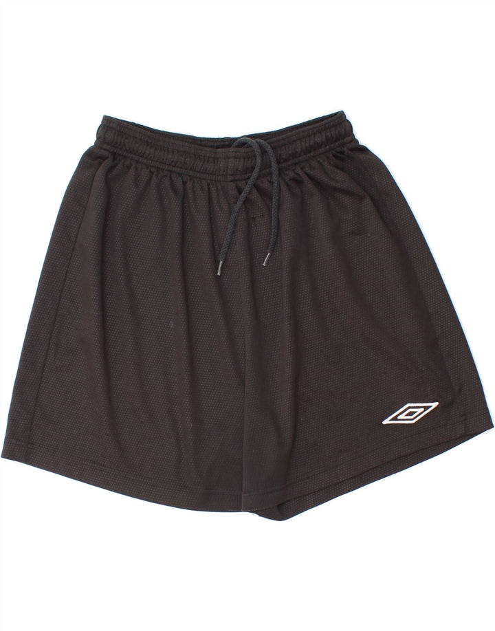 UMBRO Womens Sport Shorts UK 10 Small Black Vintage Umbro and Second-Hand Umbro from Messina Hembry 