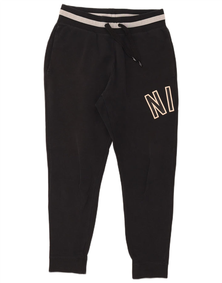 Nike Mens Graphic Tracksuit Trousers Joggers Medium  Black Cotton