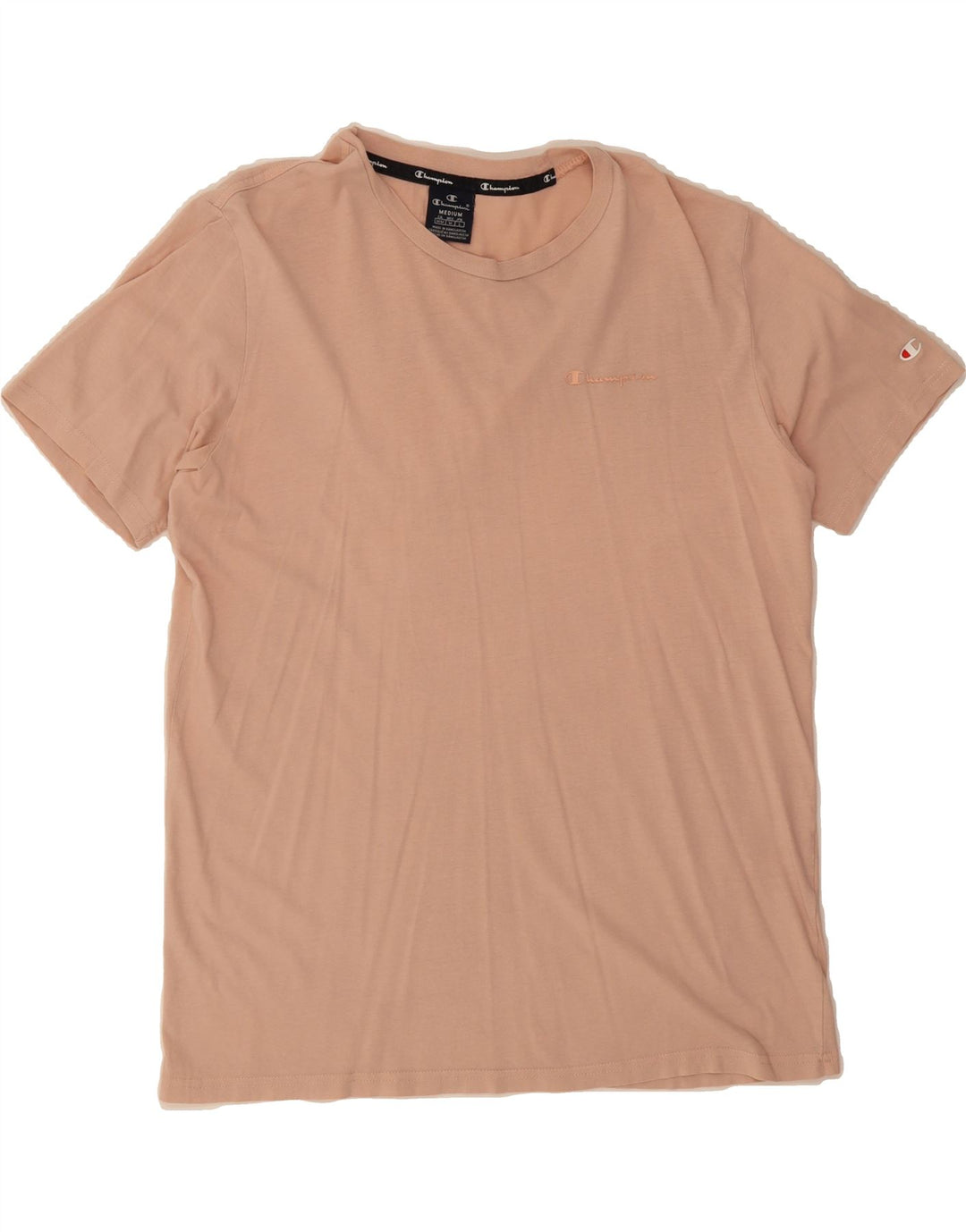 CHAMPION Mens T-Shirt Top Medium Pink Vintage Champion and Second-Hand Champion from Messina Hembry 