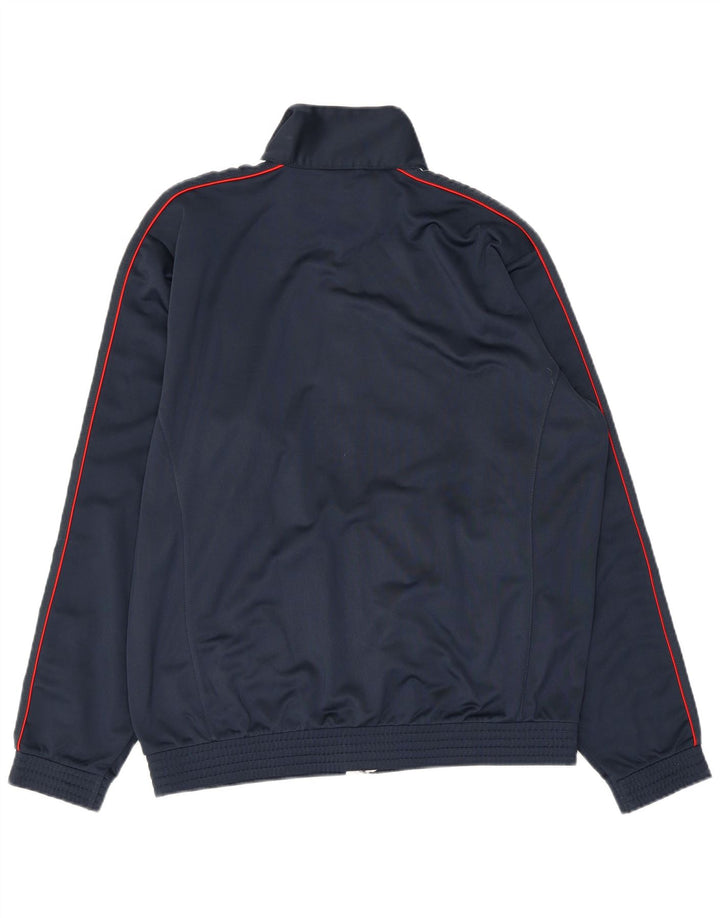 CHAMPION Mens Graphic Tracksuit Top Jacket Large Navy Blue Colourblock