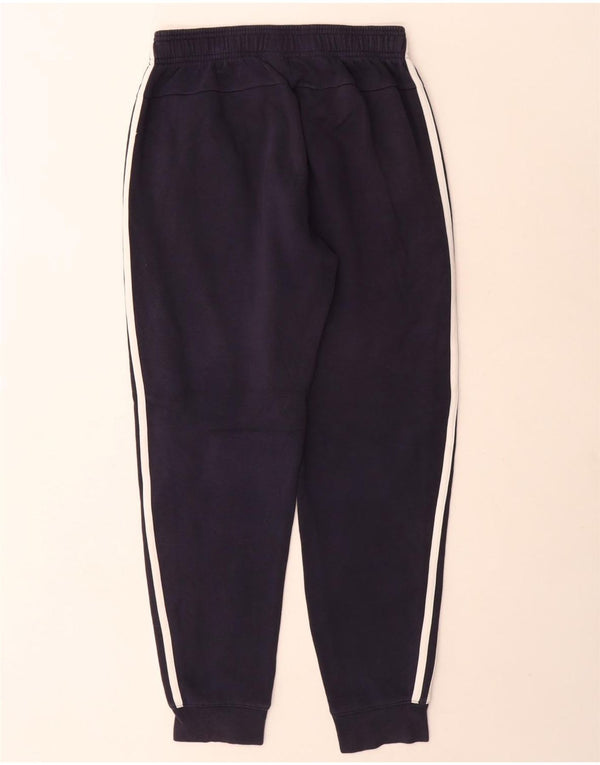 Adidas Boys Tracksuit Trousers Joggers 13-14 Years  Navy Blue Cotton