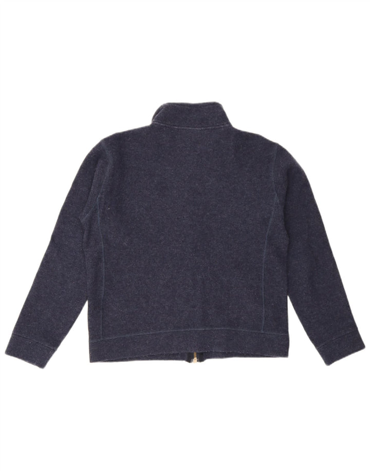Woolrich Boys Graphic Tracksuit Top Jacket 11-12 Years Navy Blue Wool