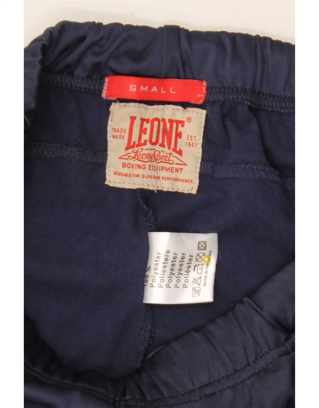 Leone Mens Tracksuit Trousers Joggers Small  Navy Blue Polyester