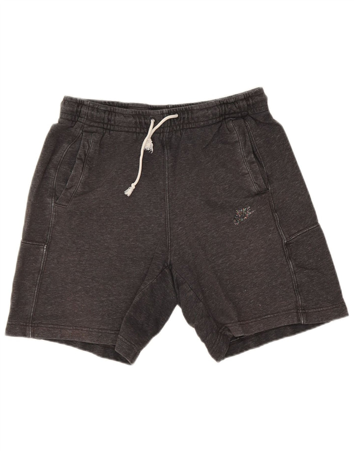 Nike Mens Sport Shorts Medium Grey Flecked Cotton