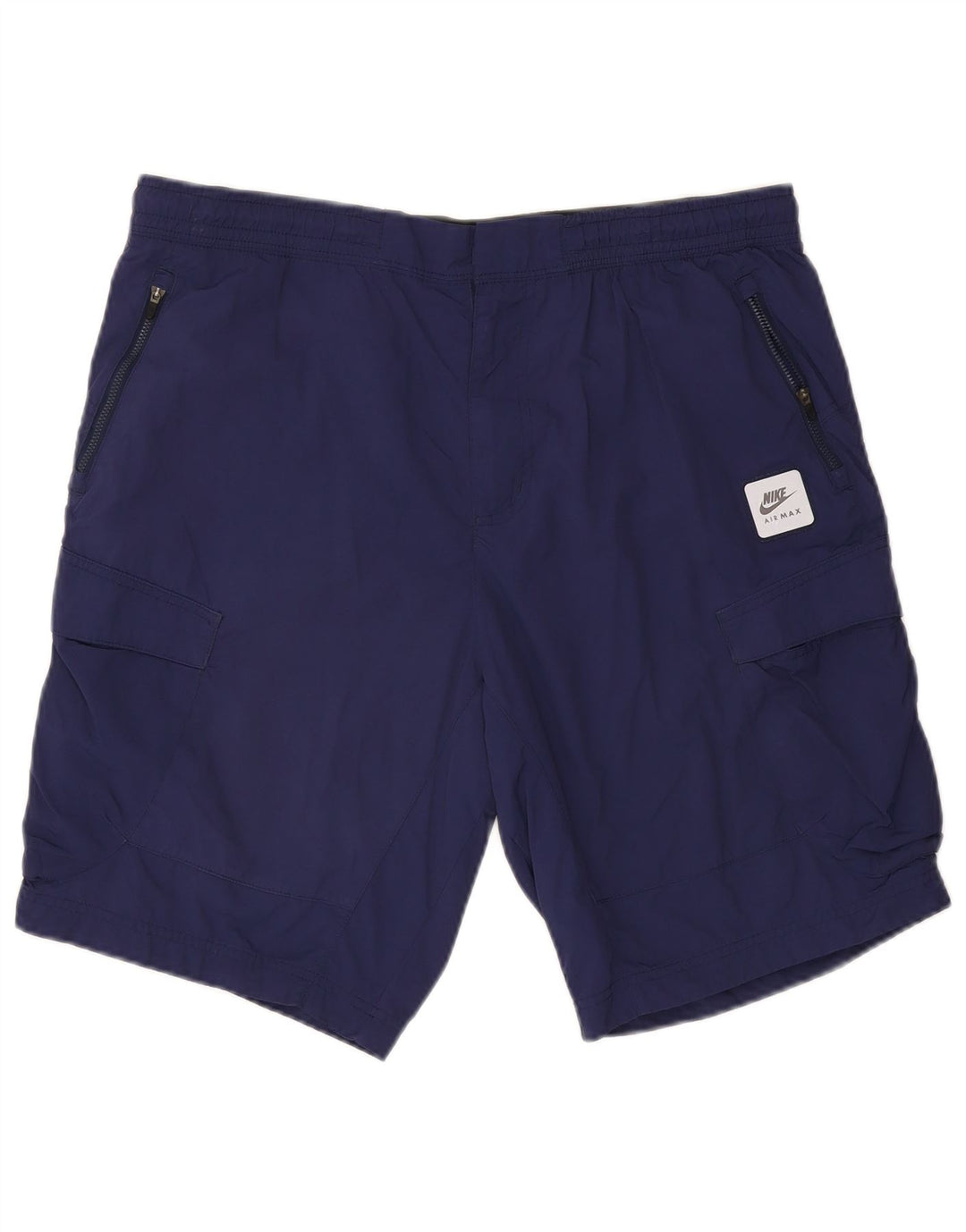 Nike Mens Cargo Shorts XL W38 Navy Blue Nylon