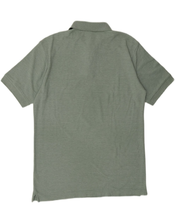 FILA Mens Polo Shirt IT 52 Large Green Cotton