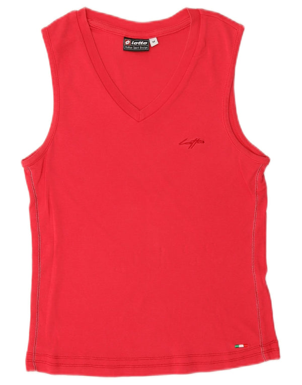 Lotto Womens Vest Top UK 14 Medium Red