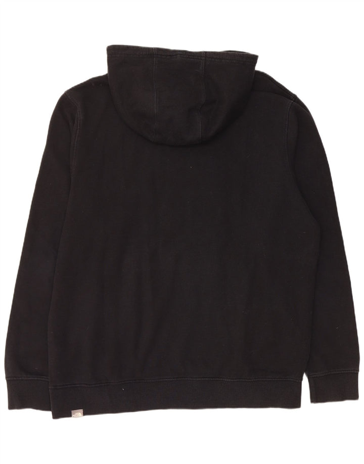 THE NORTH FACE Mens Graphic Hoodie Jumper XL Black Cotton