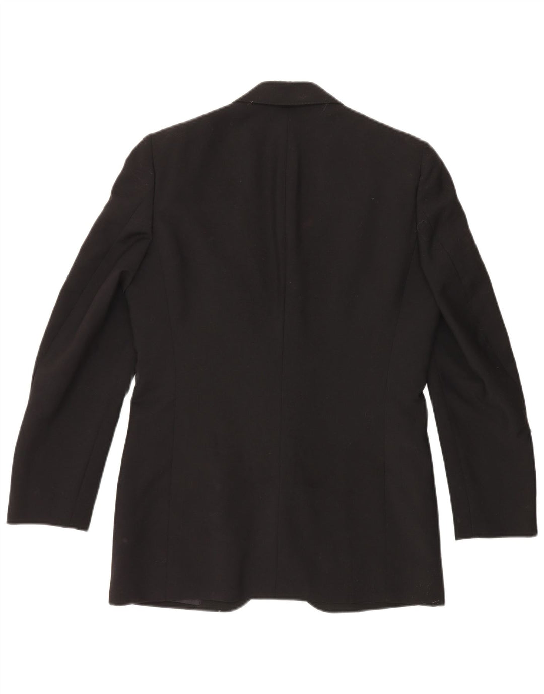 VINTAGE Mens 1 Button 2 Piece Set IT 46 Small W29 L29 Black Wool