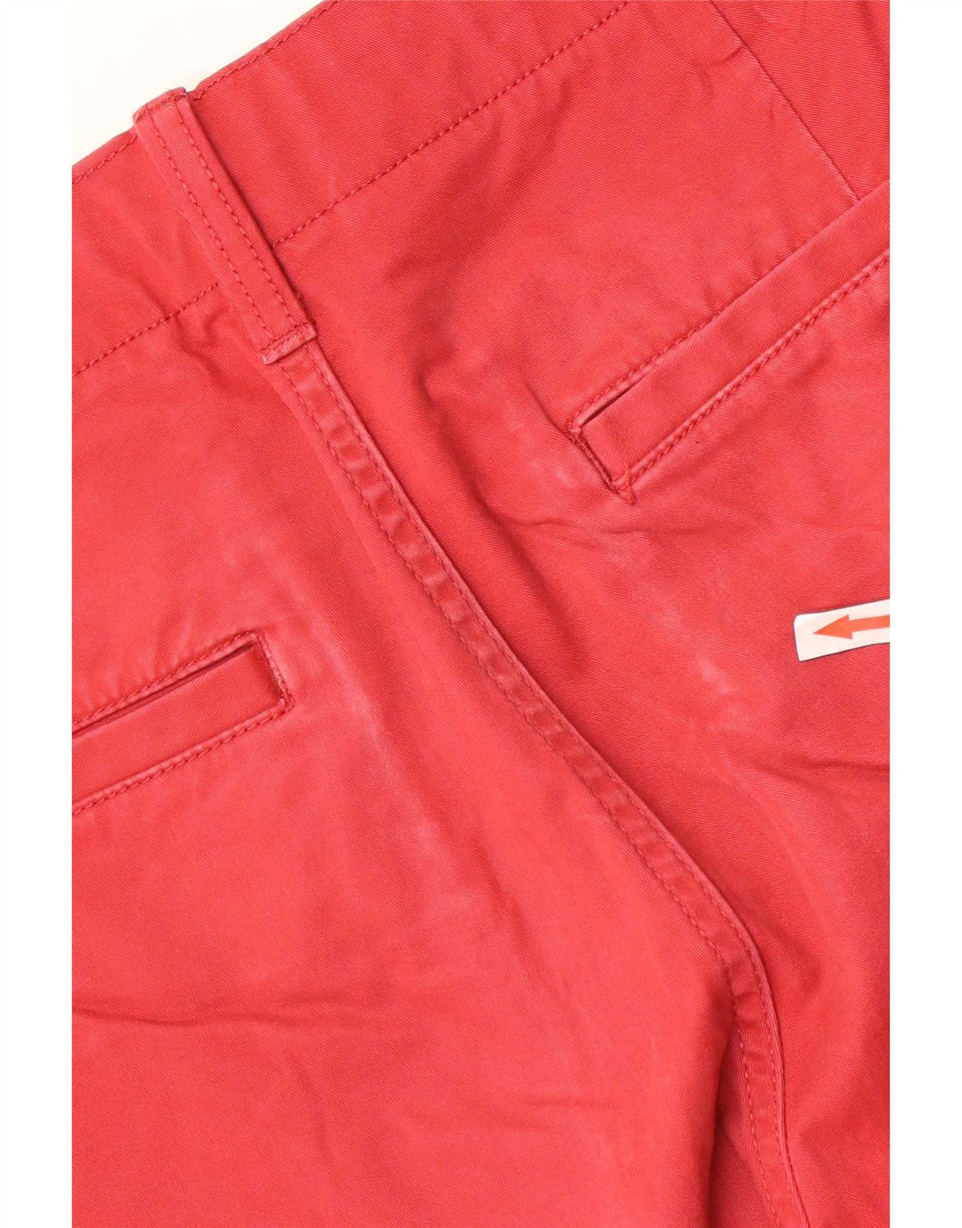 Timberland Mens Relaxed Fit Cargo Shorts W31 Medium Red Cotton