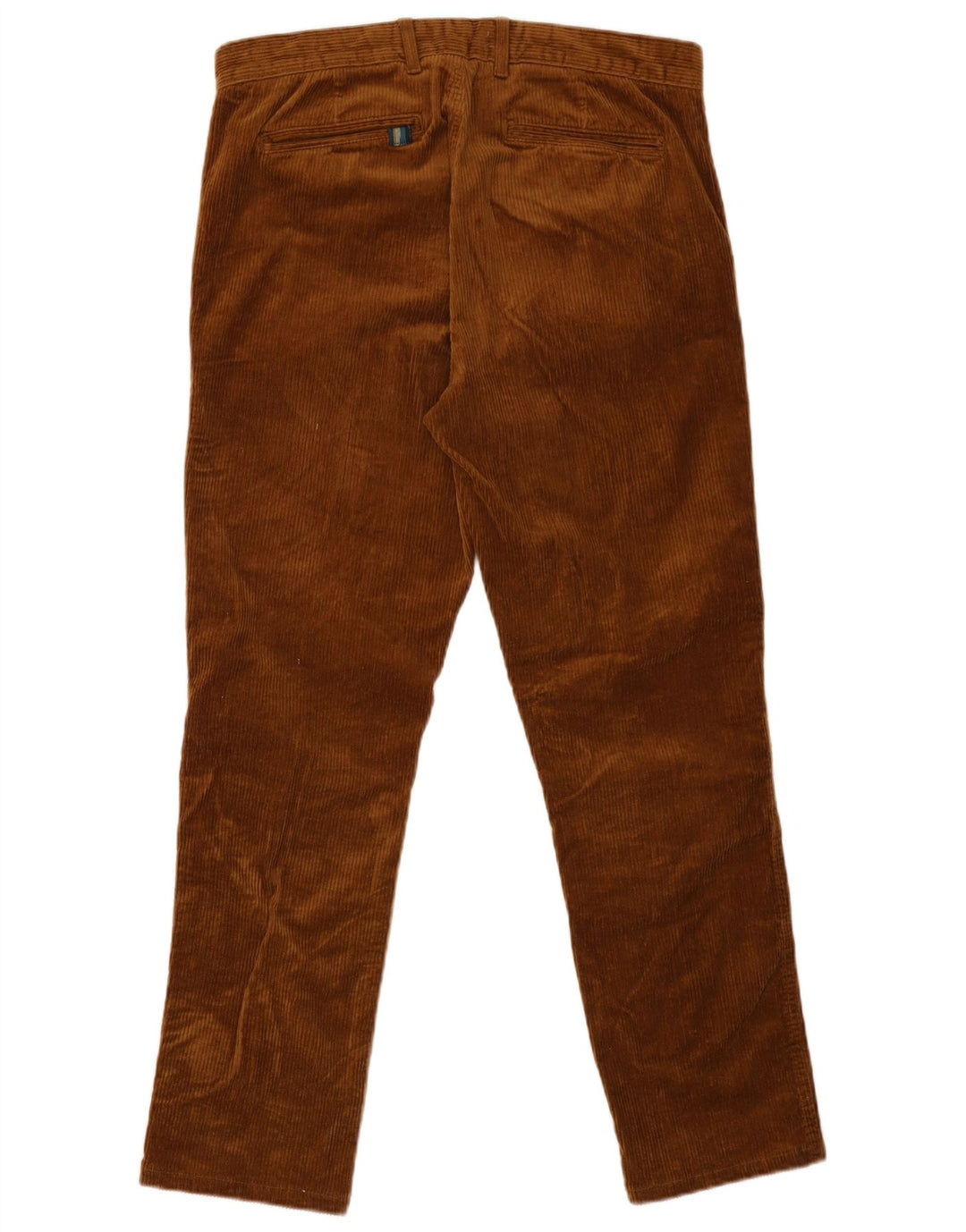 WHITE STUFF Mens Slim Corduroy Trousers W32 L29 Brown Cotton