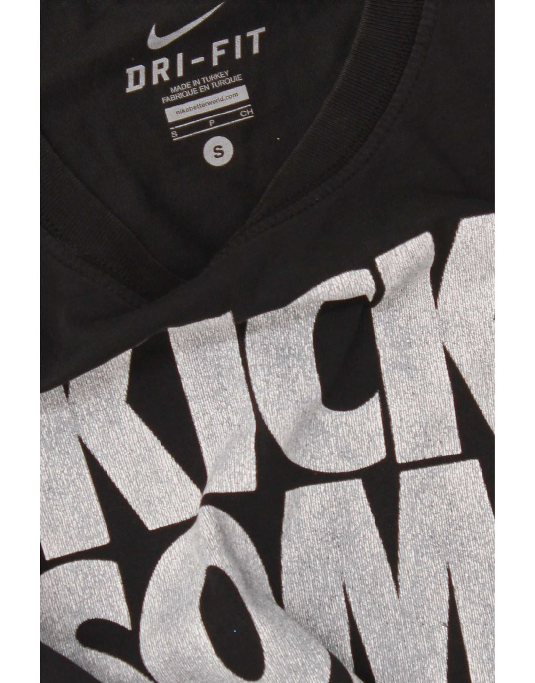 Nike Mens Dri Fit Graphic T-Shirt Top Small Black