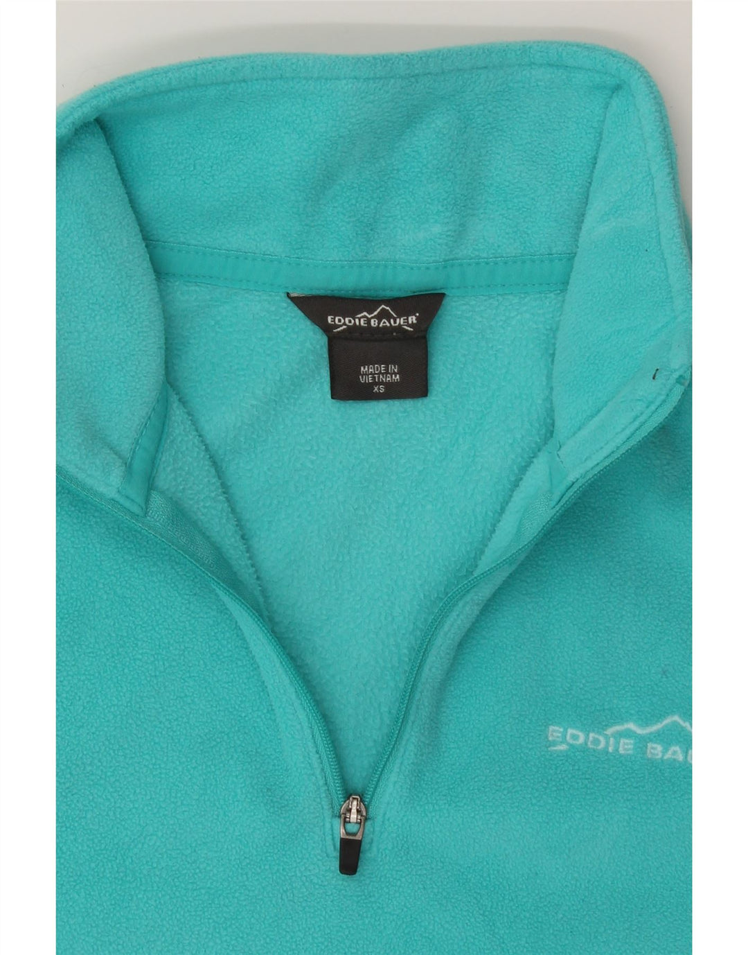 EDDIE BAUER Womens Fleece Jumper UK 6 XS Blue Polyester Vintage Eddie Bauer and Second-Hand Eddie Bauer from Messina Hembry 