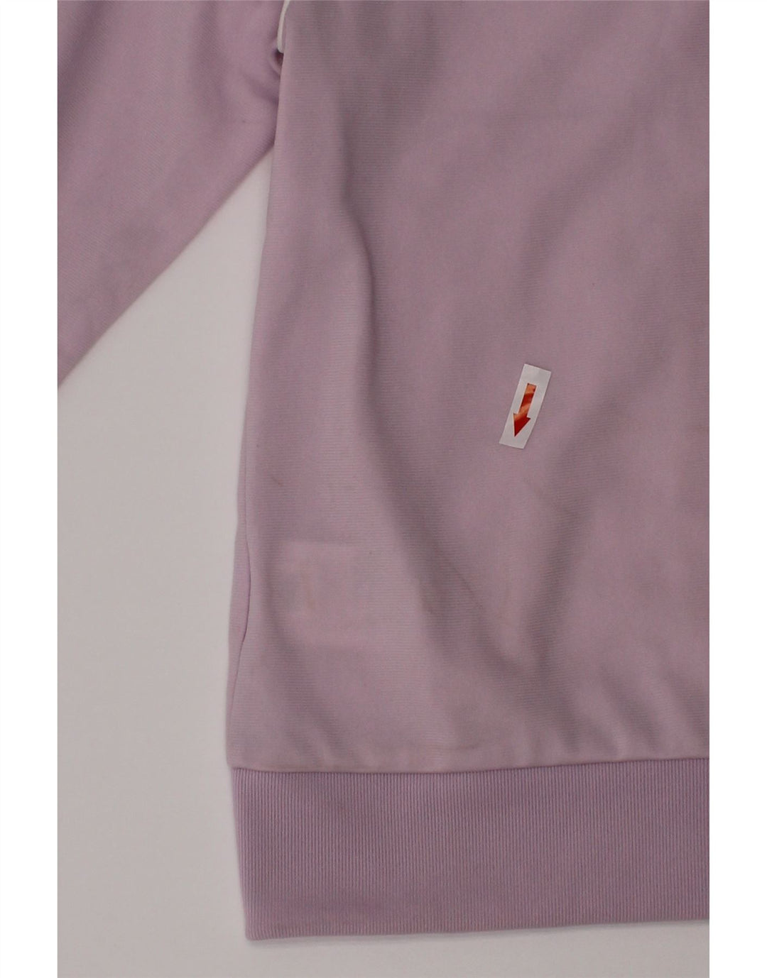 ADIDAS Girls Tracksuit Top Jacket 7-8 Years Purple Polyester