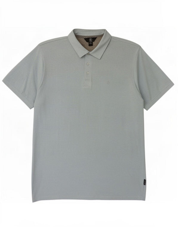 Volcom Mens Polo Shirt XL Blue