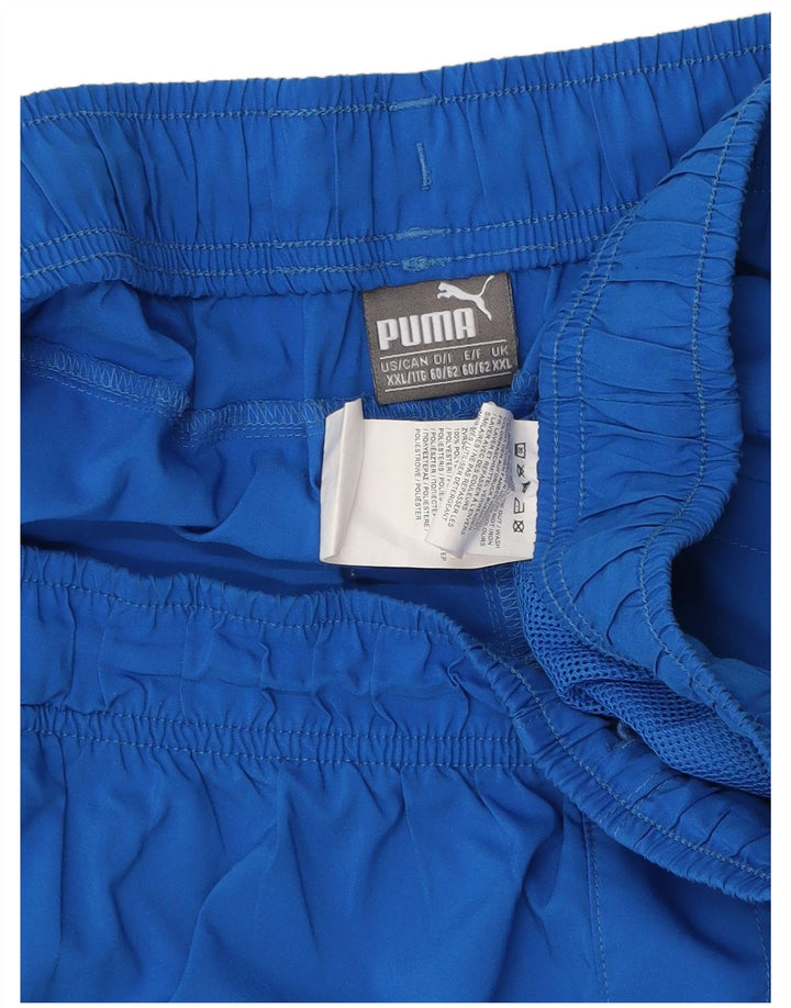 Puma Mens Sport Shorts 2XL Blue Polyester