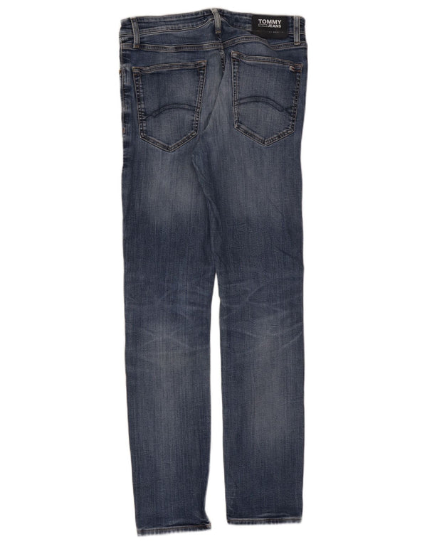 Tommy Hilfiger Mens Skinny Jeans W31 L32 Blue Cotton