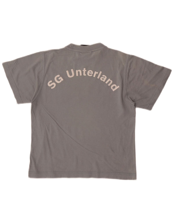 Umbro Boys Graphic T-Shirt Top 11-12 Years Grey Cotton
