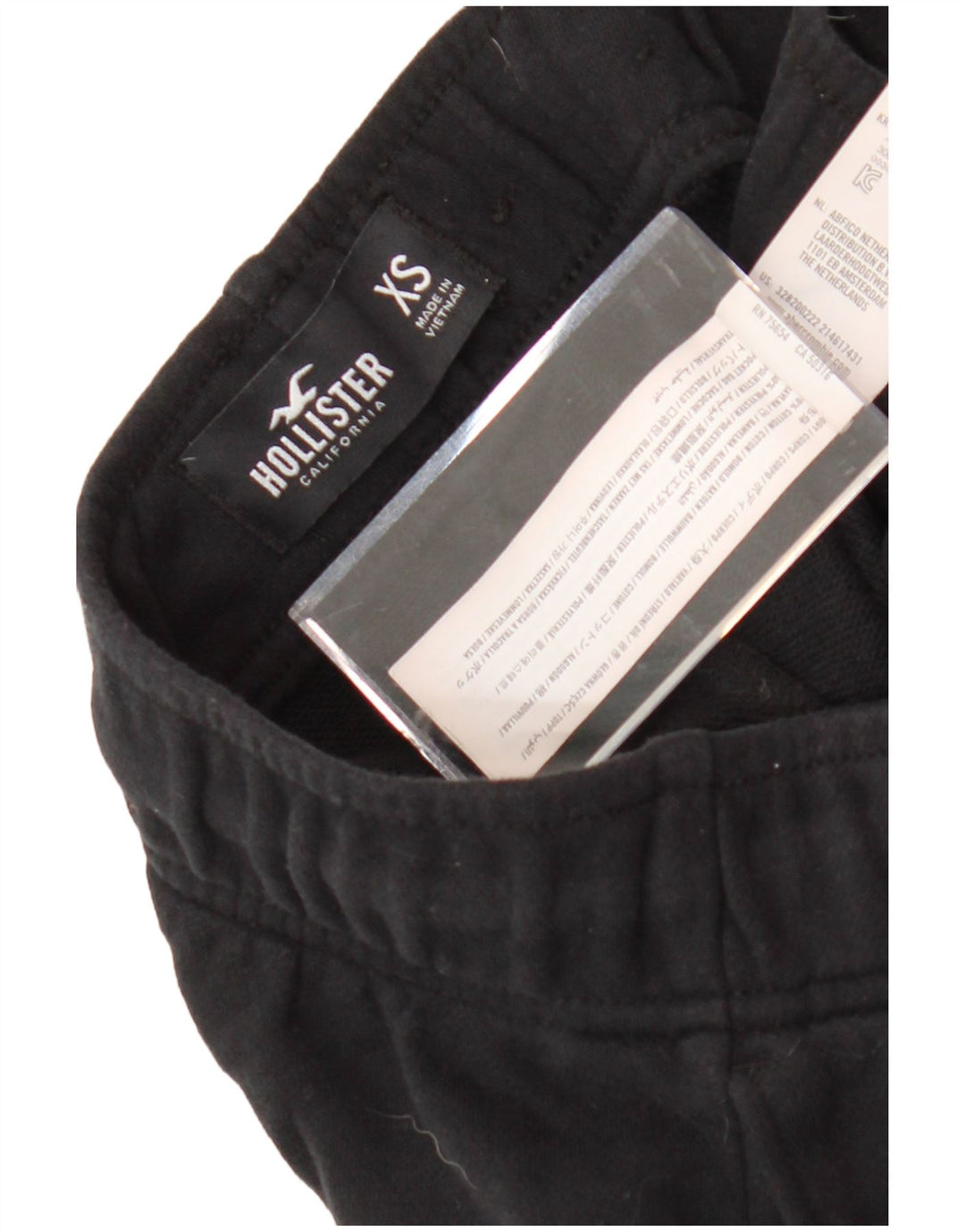 HOLLISTER Womens Sport Shorts UK 6 XS Black Cotton