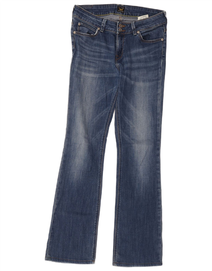 Lee Womens Joliet Bootcut Jeans W28 L31 Blue Cotton