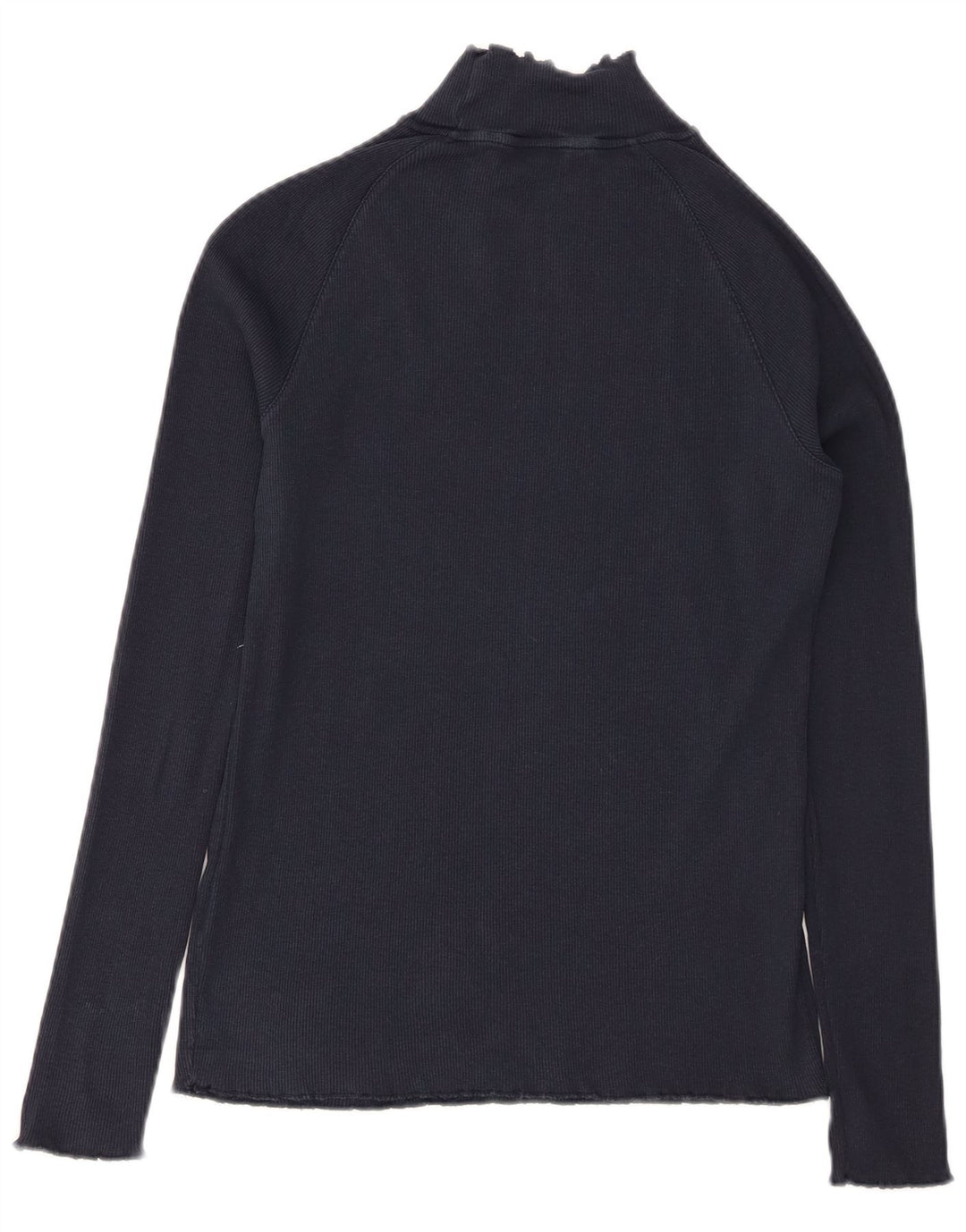 TOMMY HILFIGER Womens Top Long Sleeve UK 12 Medium Navy Blue