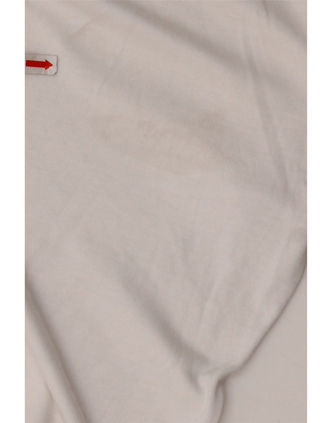 NEW BALANCE Womens Crop Graphic T-Shirt Top UK 10 Small White Cotton