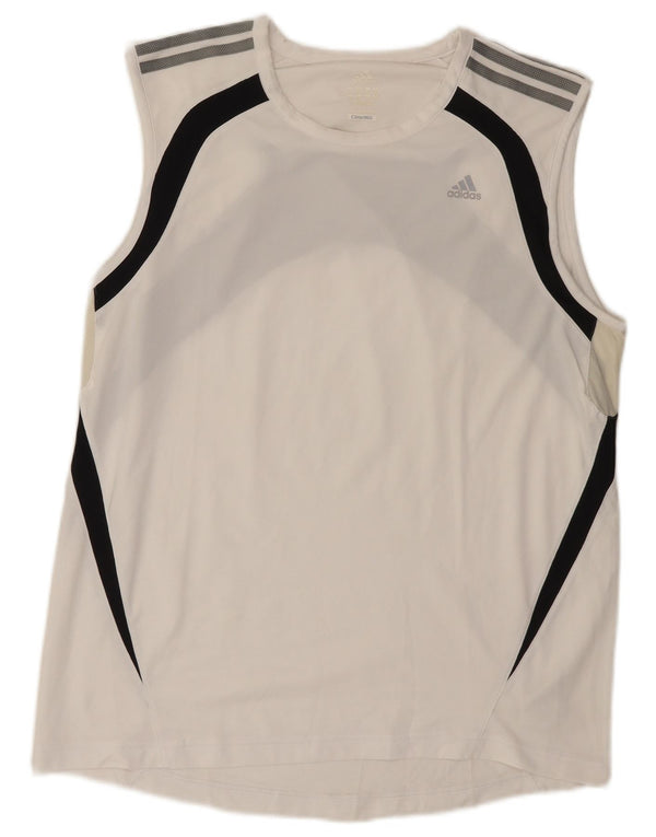 Adidas Mens Clima 365 Vest Top XL White Colourblock Polyester