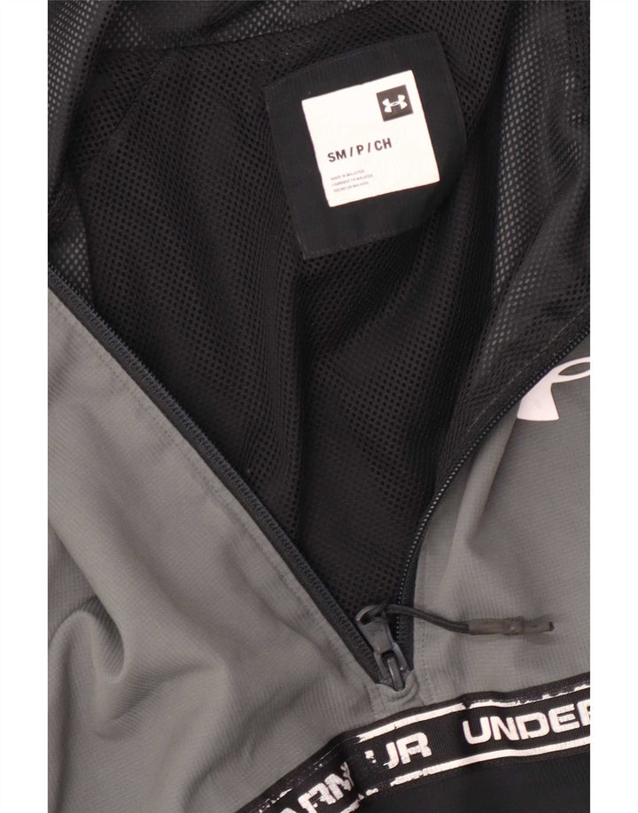 Under Armour Mens Graphic Tracksuit Top Jacket UK 36 Small Black