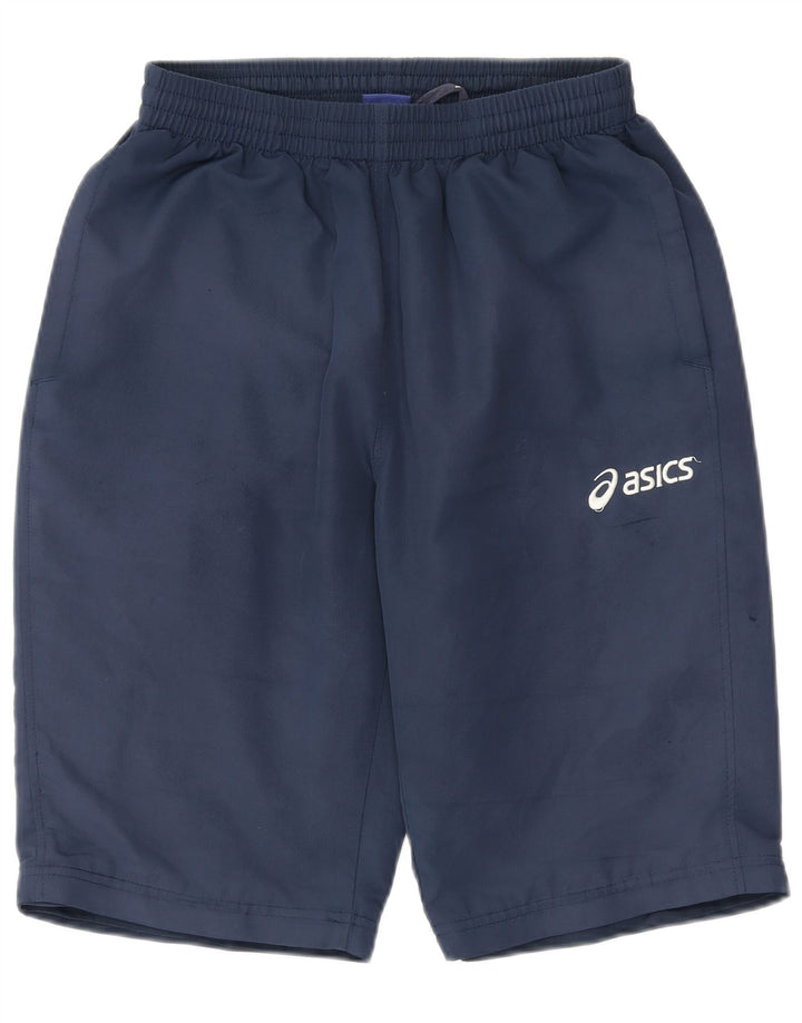 Asics Mens Sport Shorts Large  Navy Blue Polyester
