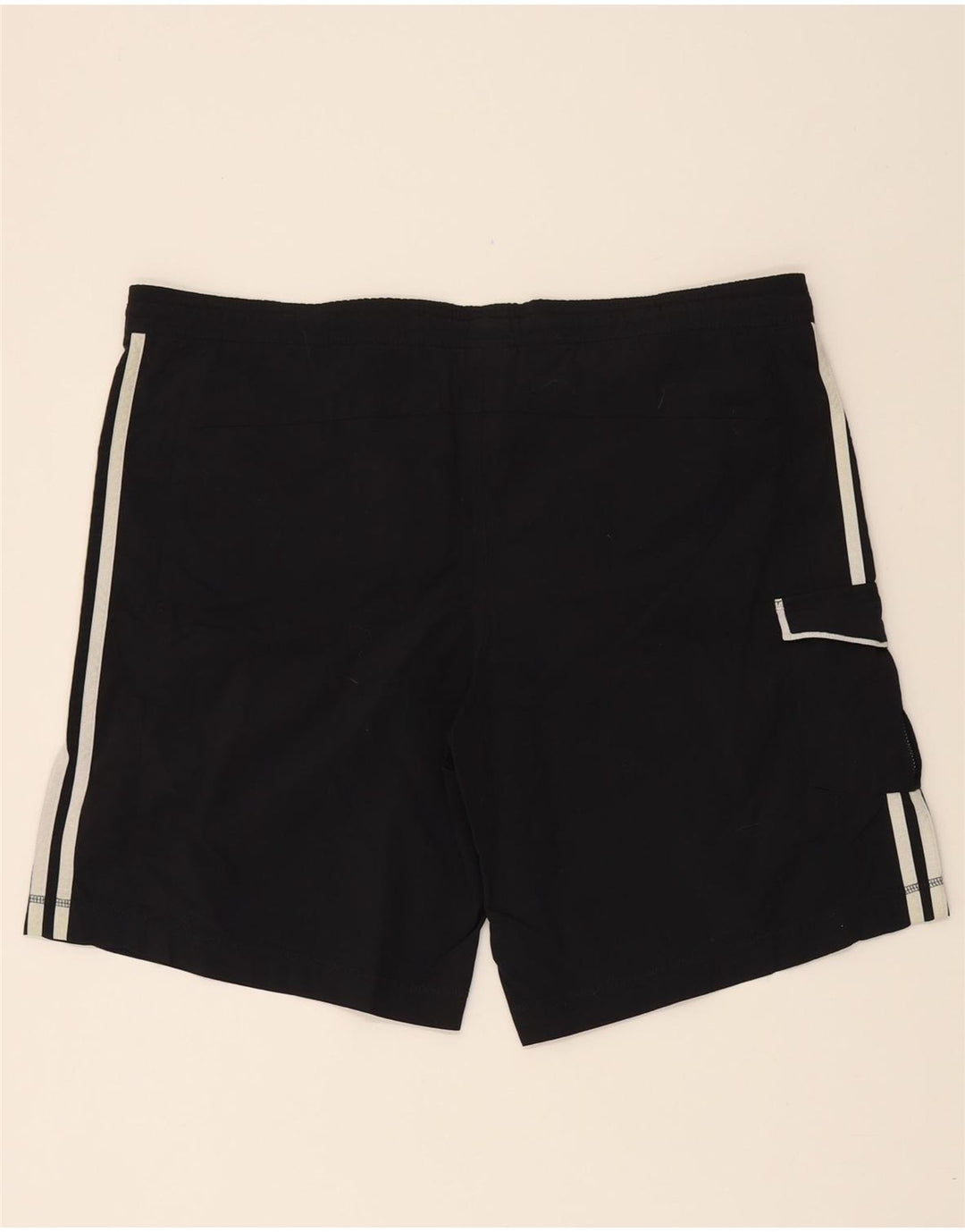 ADIDAS Mens Sport Shorts Large  Black Polyamide Vintage Adidas and Second-Hand Adidas from Messina Hembry 