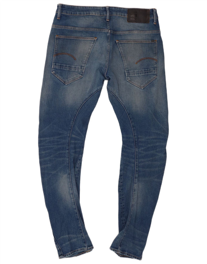G-Star Mens 3D Arc Slim Jeans W32 L32 Blue Cotton