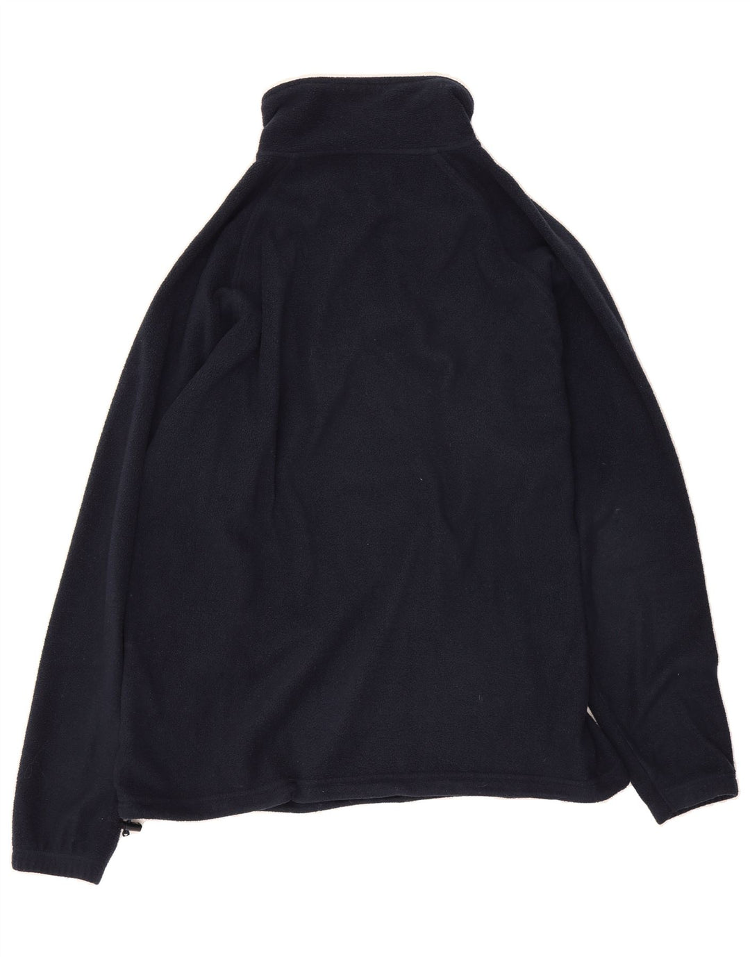 KAPPA Mens Zip Neck Fleece Jumper XL Navy Blue Polyester Vintage Kappa and Second-Hand Kappa from Messina Hembry 
