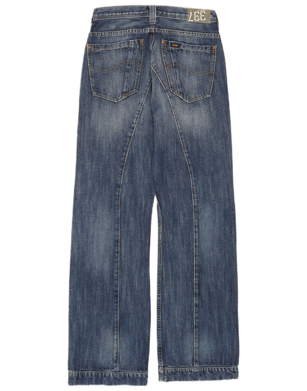 Lee Boys Russel Bootcut Jeans 13-14 Years W28 L31 Blue Cotton