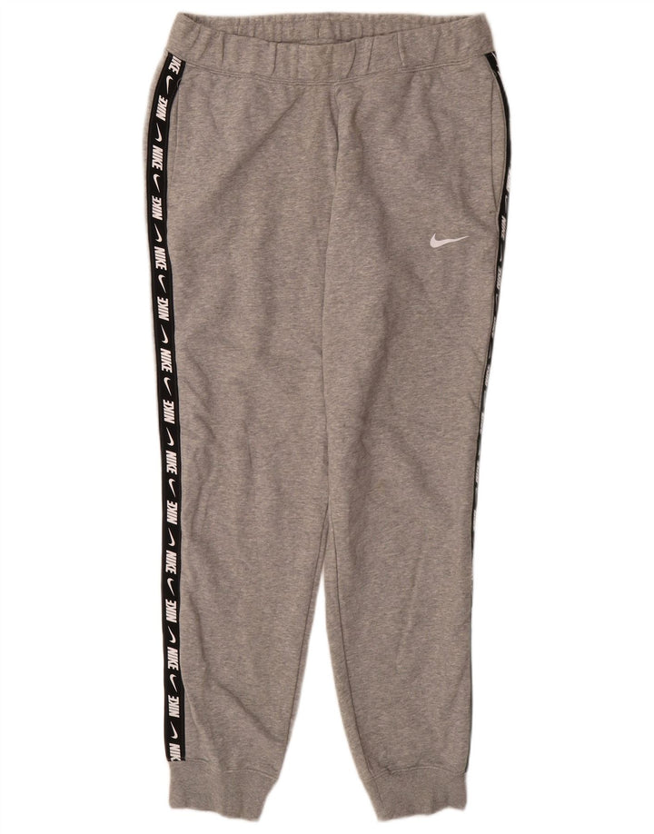 Nike Mens Graphic Tracksuit Trousers Joggers Medium Grey Colourblock