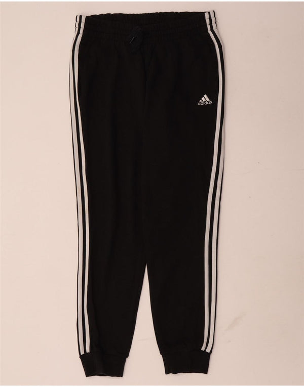Adidas Womens Tracksuit Trousers Joggers UK 16/18 Large Black Cotton
