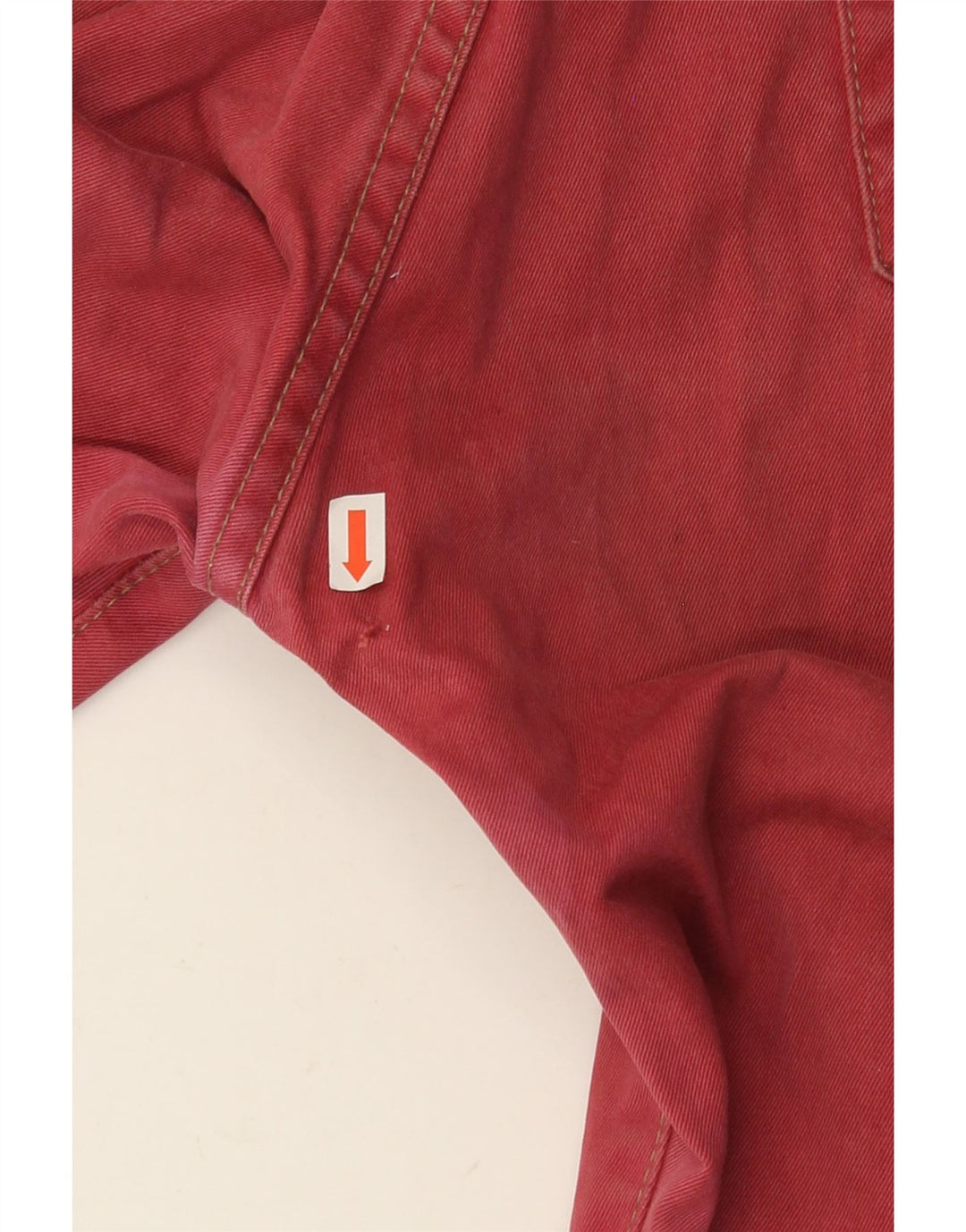 Levi's Mens 401 Straight Jeans W31 L26 Red Cotton
