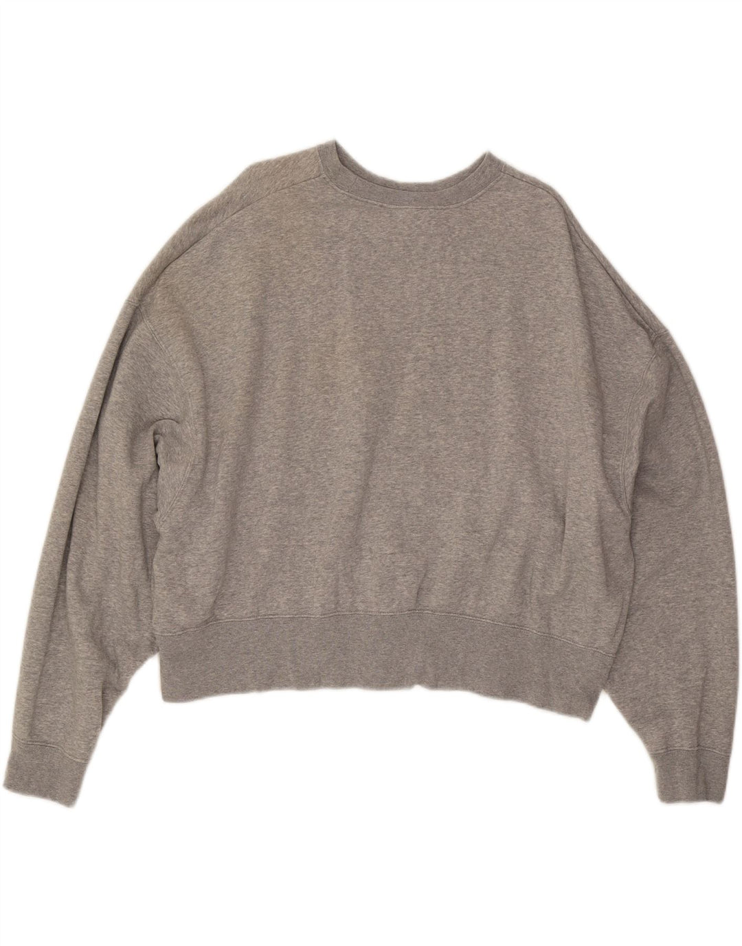 NIKE Womens Oversized Sweatshirt Jumper UK 16 Large Grey Cotton Vintage Nike and Second-Hand Nike from Messina Hembry 