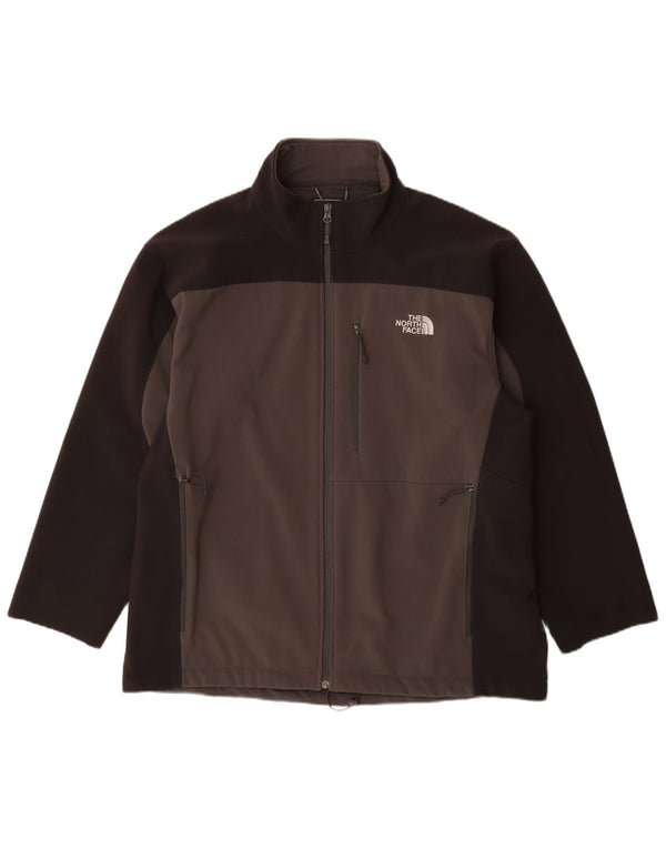 The North Face Mens Tracksuit Top Jacket XL Grey Colourblock
