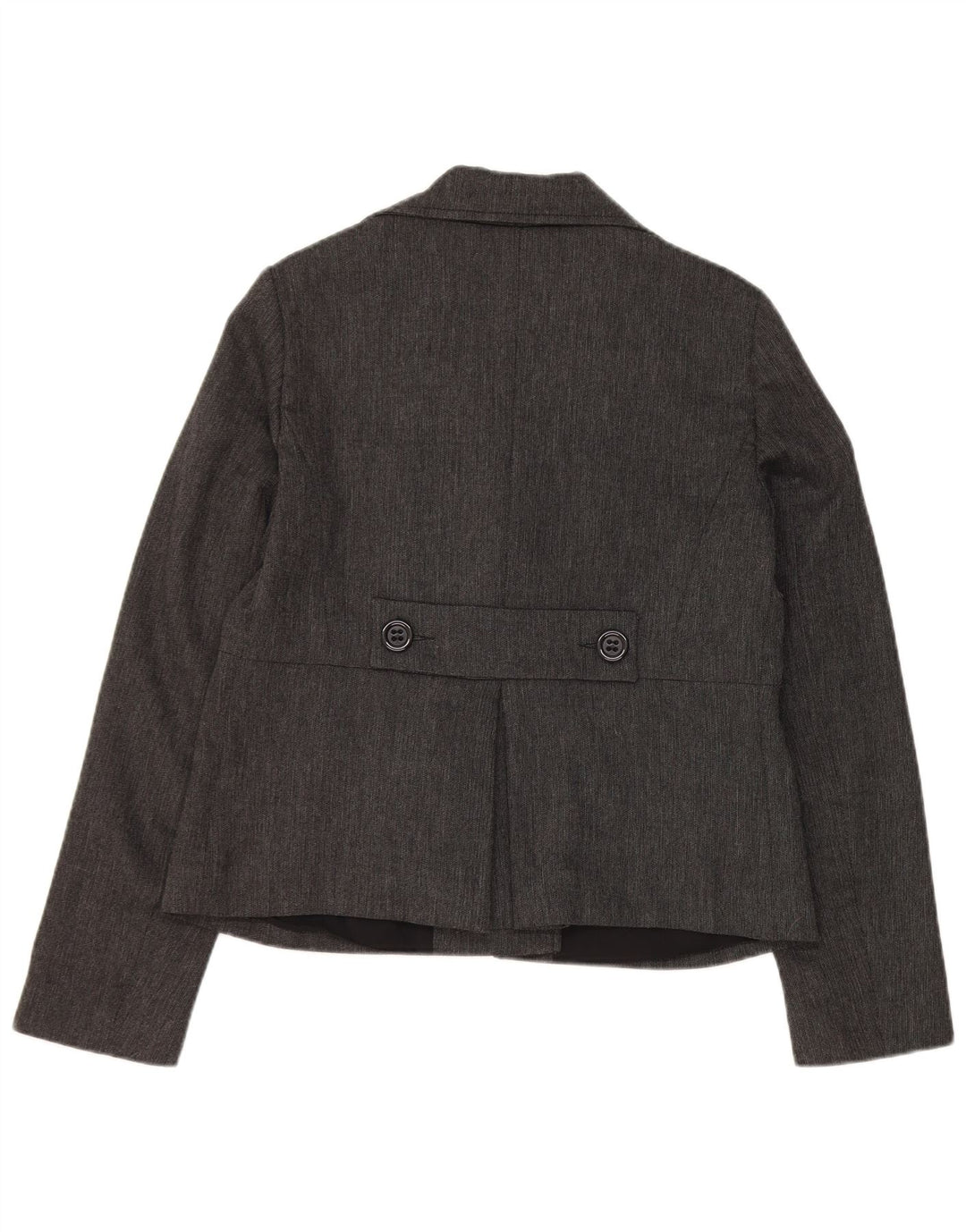 Penny Black Womens Double Breasted Blazer Jacket UK 12 Medium Grey