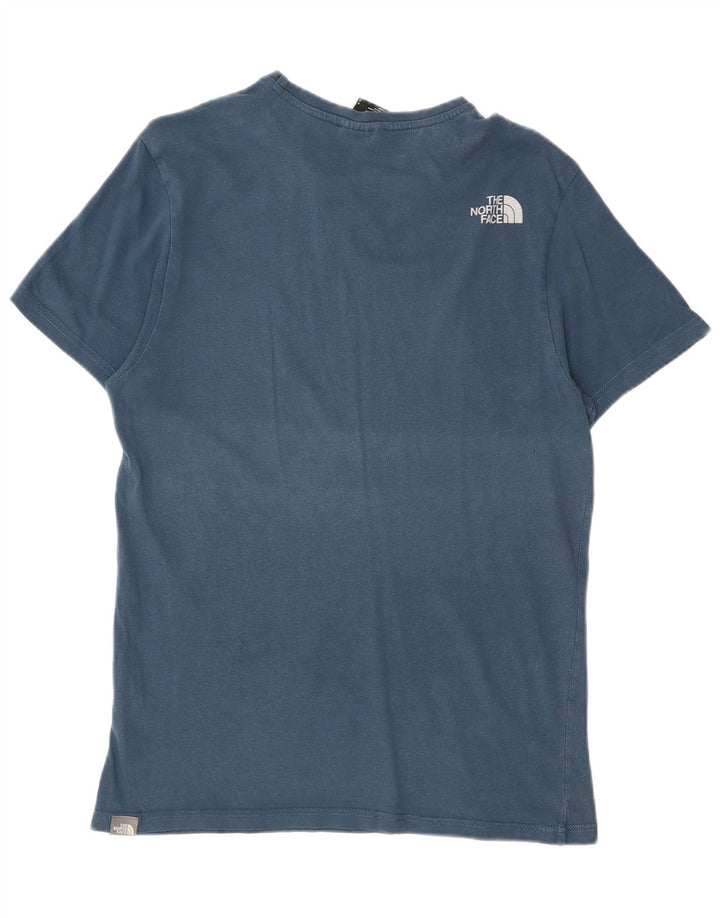 The North Face Mens T-Shirt Top Small Blue Cotton