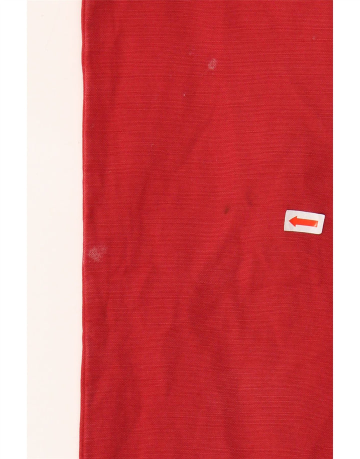 GANT Mens Regular Fit Casual Trousers W30 L36 Red Cotton