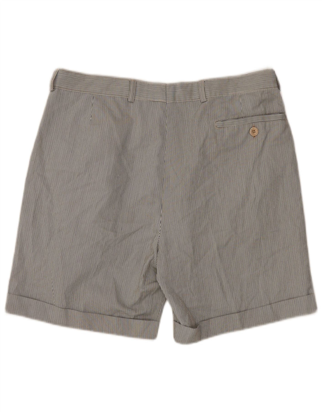 VINTAGE Mens Pegged Chino Shorts IT 52 XL W34  Multicoloured Pinstripe