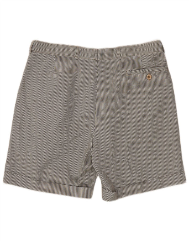 VINTAGE Mens Pegged Chino Shorts IT 52 XL W34  Multicoloured Pinstripe