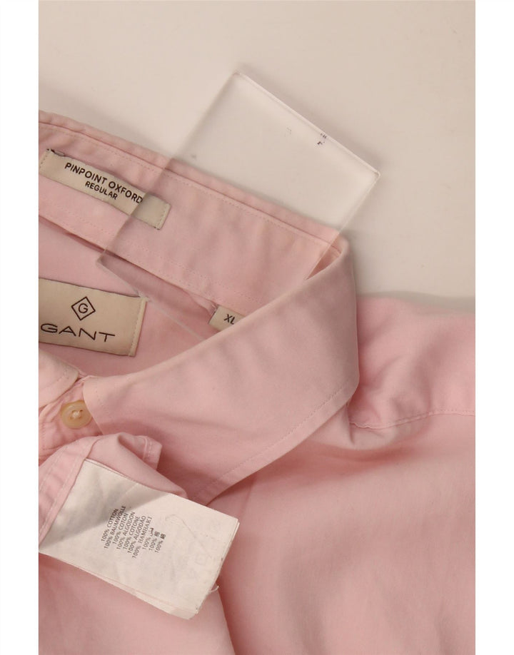GANT Mens Regular Fit Shirt XL Pink Cotton