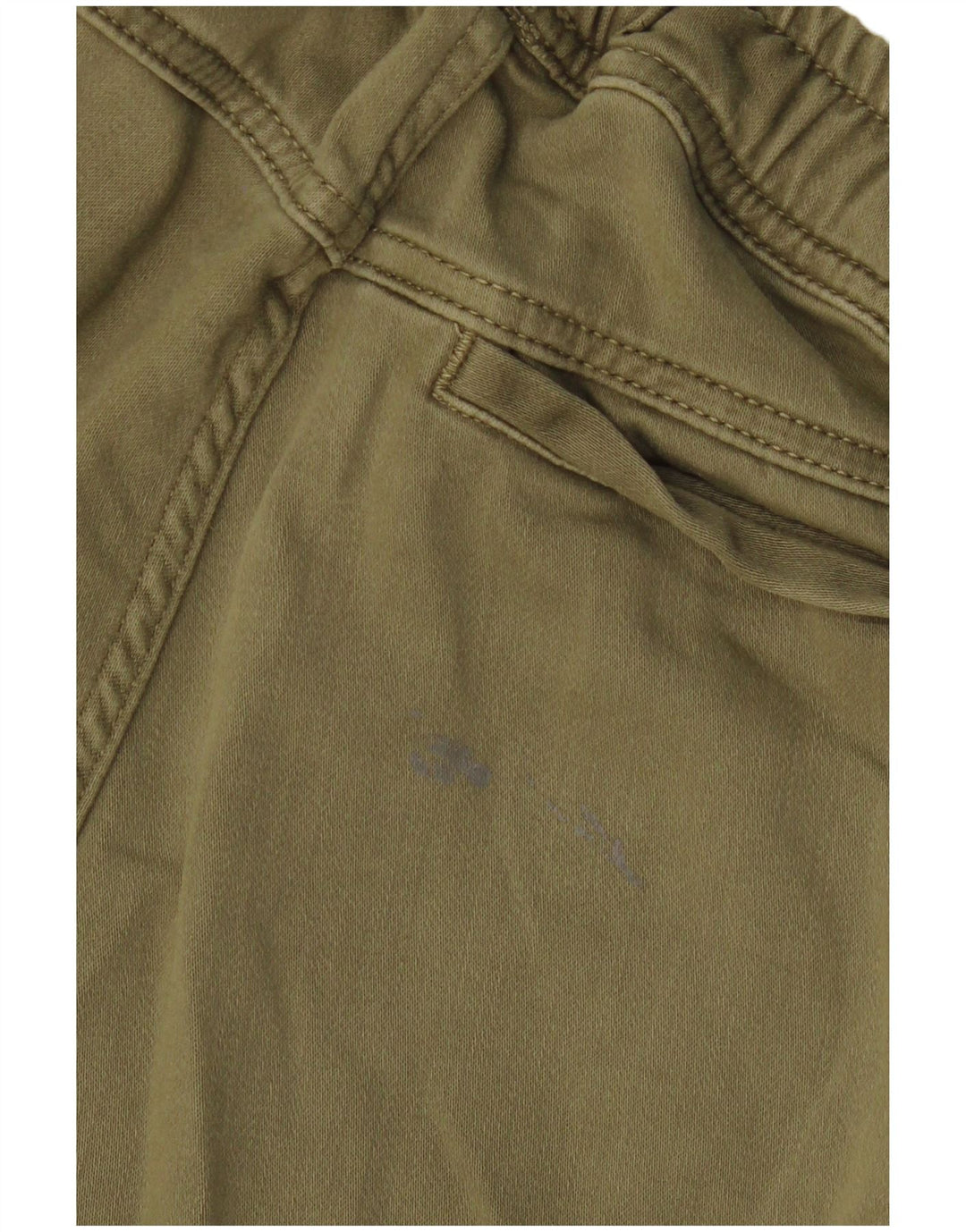 Zara Mens Joggers Cargo Trousers Small W30 L28 Khaki Cotton Army