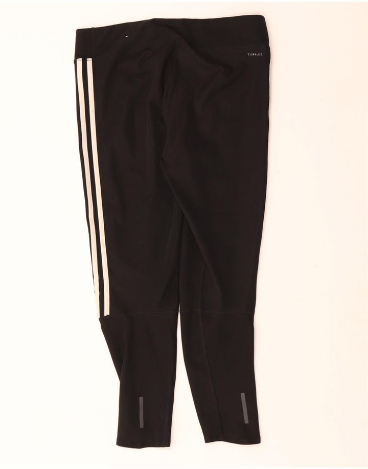 ADIDAS Womens Climalite Leggings UK 12/14 Medium  Black Polyester