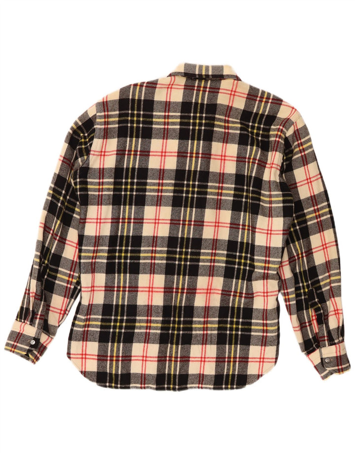 Vintage Mens Flannel Shirt Medium Multicoloured Plaid